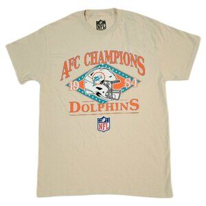NFL AFC Champions Miami Dolphins Beige T-Shirt